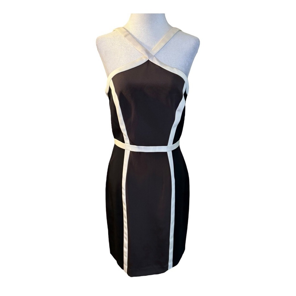 Jay Godfrey Sheath‎ Dress Color Block Cocktail Party Dress Size 6 NWOT